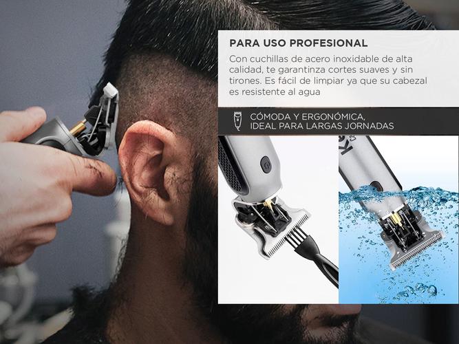 Cortadora de Pelo Profesional KEMEI KM-1757 Recargable - 2