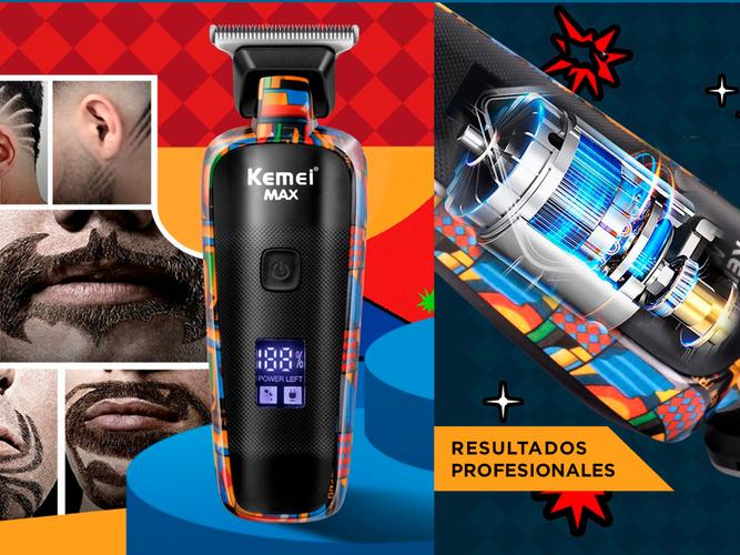 Cortadora de Pelo Afeitadora Eléctrica Kemei KM-5090 Display LCD - 2