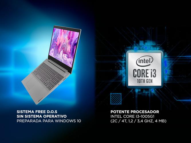 Notebook Lenovo Ideapad 3 Intel Core i3-1005G1 8gb sSD 240GB HDD 1tb 15,6 Pulgadas - 2
