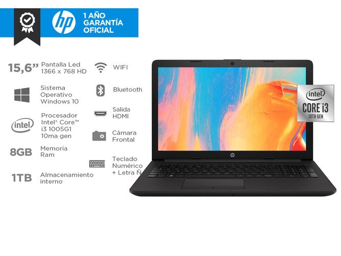 Notebook Hp 250 G7 6KZ55LT Intel Core i3 8gb 1tb 15,6 Windows 10 - 1