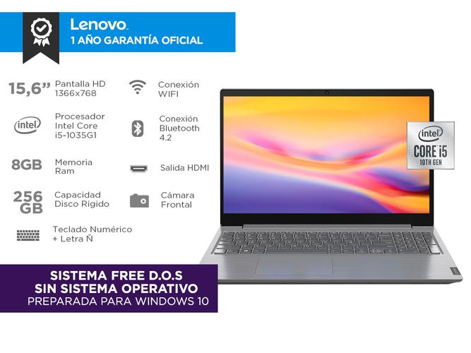 Notebook Lenovo V15 IIL Intel Core i5 8gb Ssd 256gb 15,6 - 1