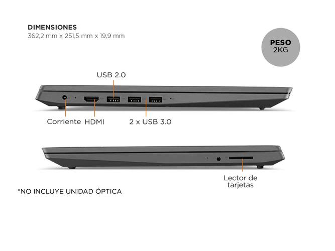 Notebook Lenovo V15 IIL Intel Core i5 8gb Ssd 256gb 15,6 - 5