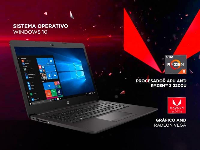 Notebook HP R3-2200U Amd Ryzen 3 8Gb 1tb 14 Pulgadas - 2