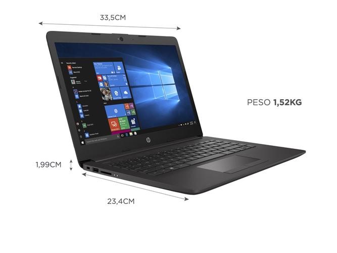 Notebook Hp 250 G7 Intel Core i3 10ma Generacion 8gb Hdd 1tb Pantalla 15,6 - 5