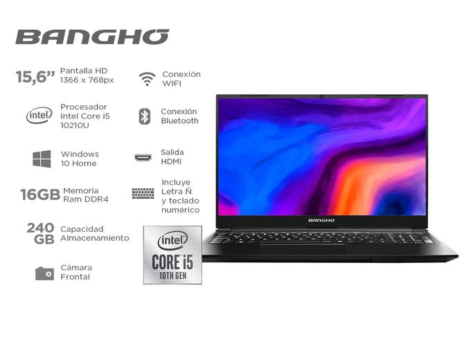 Notebook Bangho Max L5 Intel Core I5 1035G1 Ram 16gb Ssd 240gb 15,6 Pulgadas Win 10 - 1