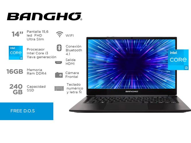 Notebook Bangho Max L4 Intel Core i3 16gb Pantalla 14 Ssd 240gb - 1
