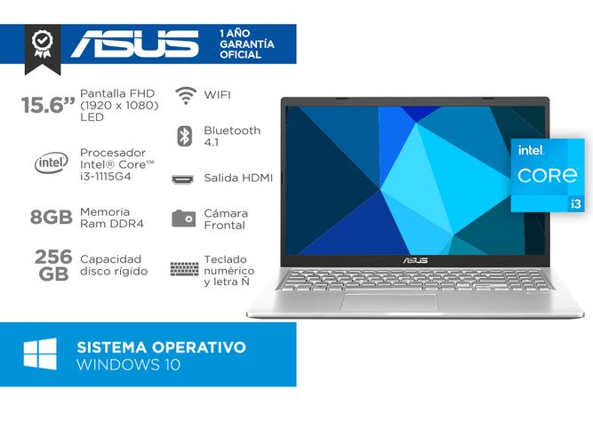 Notebook Asus X515EA Intel Core i3 8gb ssd 256gb Windows 10 - 1