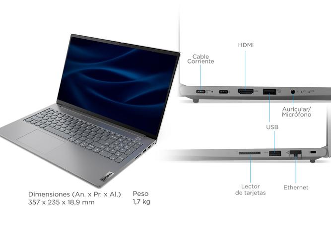 Notebook Lenovo Thinkbook 15 G2 ITL intel Core I5 ram 16Gb SSD 256Gb  - 5