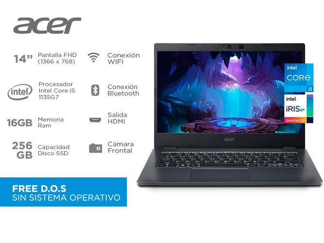 Notebook Acer Travelmate P4 Core I5 11va 16gb 256gb Freedos - 1