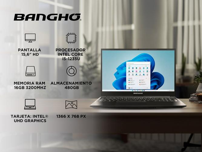 Notebook Bangho MAX L5 Core i5-1235U 48016GB FHD Free Dos - 1