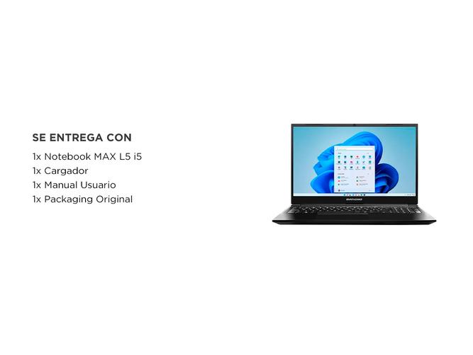 Notebook Bangho MAX L5 Core i5-1235U 48016GB FHD Free Dos - 6