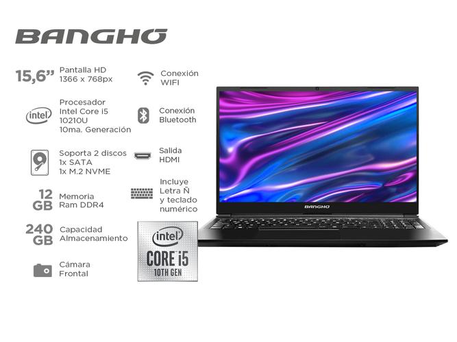 Notebook Bangho Max L5 Intel core i5 1035G1 15 Pulgadas Ssd 240gb 12gb  - 1