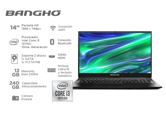 Notebook Bangho Max L4 Intel Core i3 14 pulgadas 12gb Ssd 240gb - 1