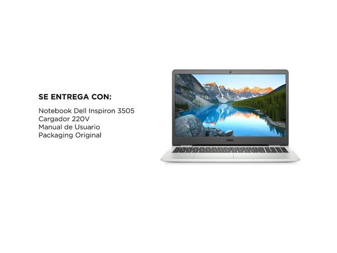 Notebook Dell Inspiron 3505 Amd Ryzen 5 12gb ssd 256gb Windows 10 - 6