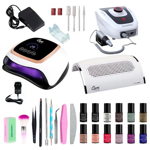 KIT Manicura Profesional Completo + 12 Esmaltes Gel Semipermanentes - 0