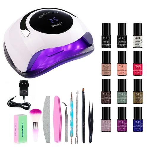 Cabina Para Uñas Gadnic BQ5 Pro UV Led 120w + 12 Esmaltes - 0