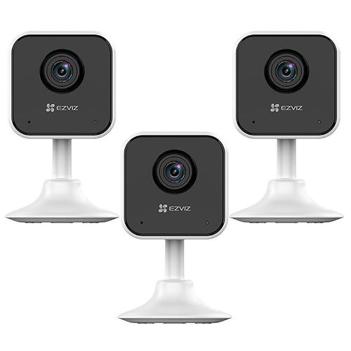 Kit Cámara de Seguridad IP Ezviz Wi-Fi Para Hogar Inteligente CS-H1c-R101-1G2WR x 3 unidades - 0