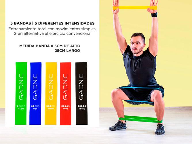 Kit Colchoneta Gadnic Fit + Bandas de Resistencia + Tobilleras 1Kg - 4