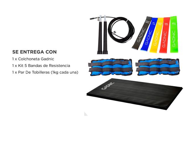 Kit Colchoneta Gadnic Fit + Bandas de Resistencia + Tobilleras 1Kg - 6