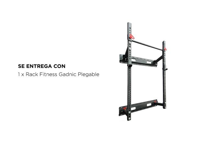 Rack Sentadillas Dominadas Profesional Plegable Gadnic - 5