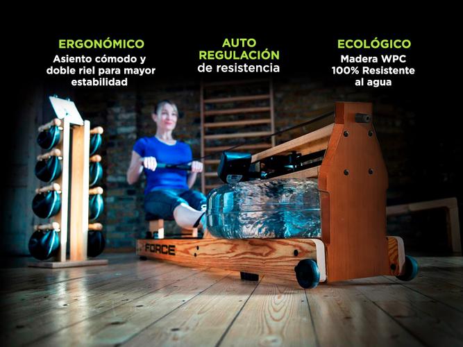 Simulador De Remo FITNES06 Gadnic + Mascara De Entrenamiento De Aire - 3