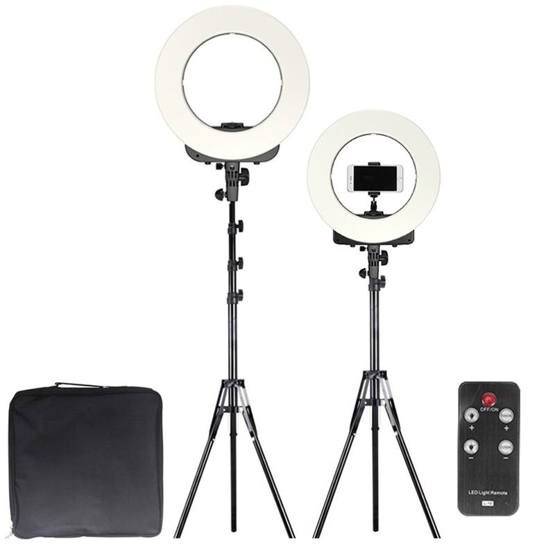 Led Aro De Luz De 36 Cm Con Tripode Aro Iluminador Led Gadnic