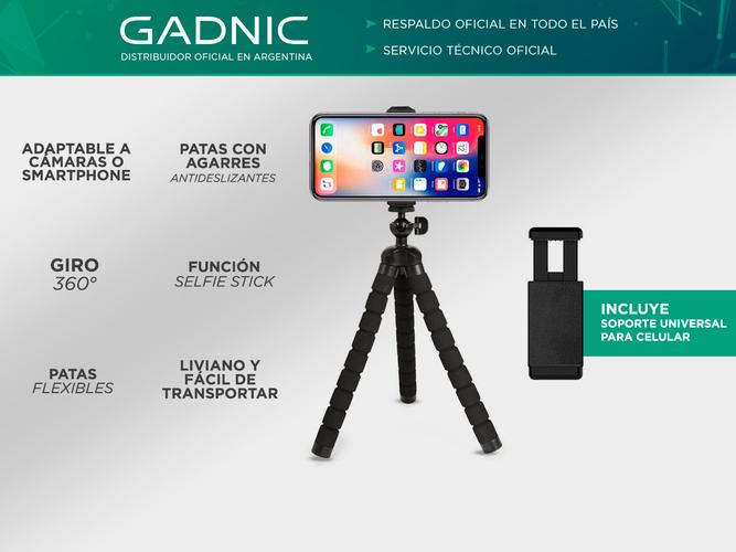Kit Selfie Aro de Luz Led + Tripode Celular 17cm Gadnic - 1
