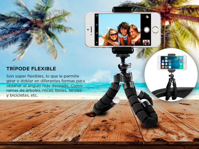 Kit Selfie Aro de Luz Led + Tripode Celular 17cm Gadnic - 3