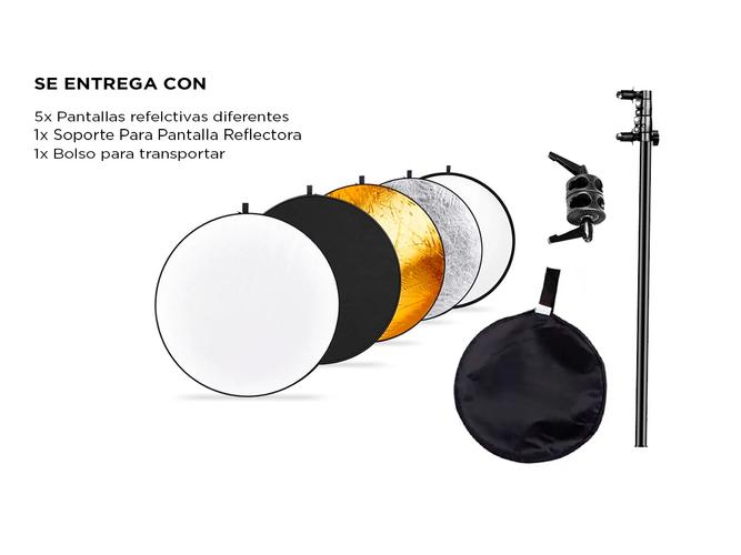 Kit Pantalla Reflectora 5 en 1 + Soporte  - 6