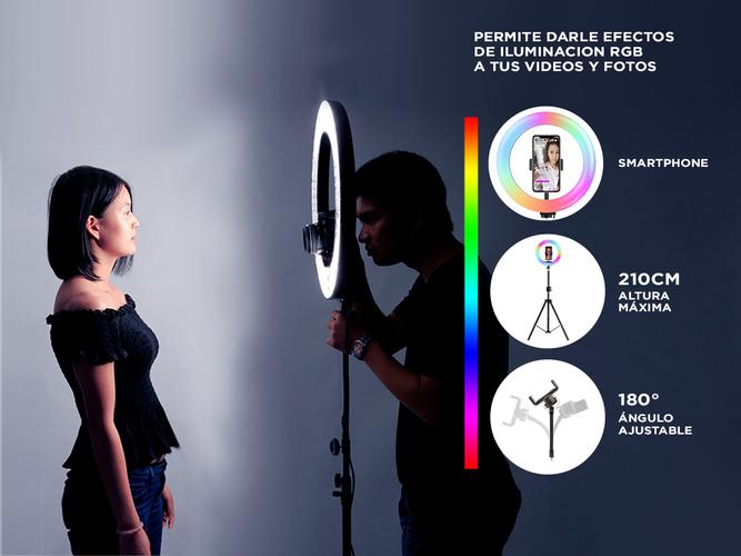 Aro de Luz Led Rgb Gadnic 30cm 12 - 3