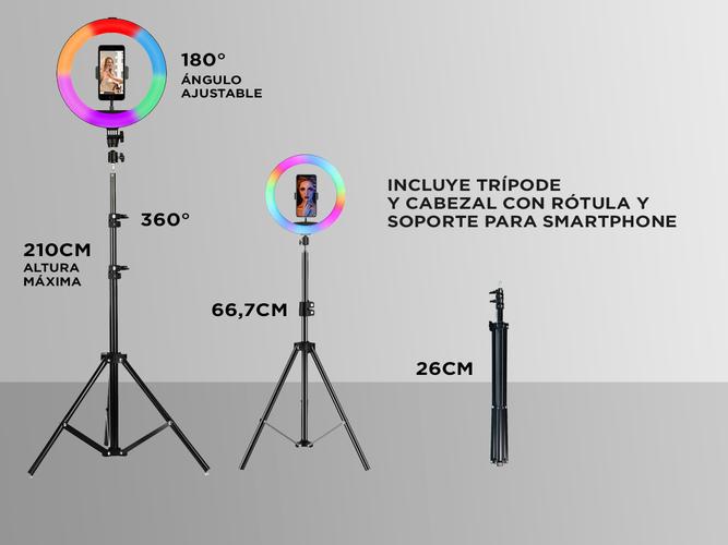 Aro de Luz Led Rgb Gadnic 30cm 12 - 4
