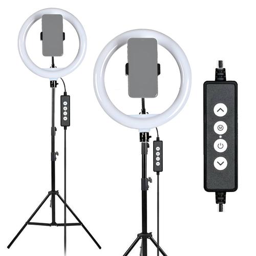  Aro Iluminador Led Gadnic 26cm 10 + Tripode Gadnic 2,1 mts para Iluminadores   - 0