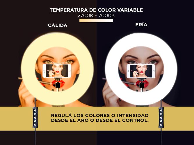 Aro Iluminador Led Rgb Gadnic 26cm 10 - 2