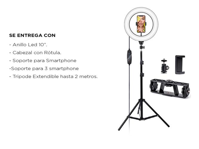 Aro Iluminador Led Gadnic 26cm 10 - 6