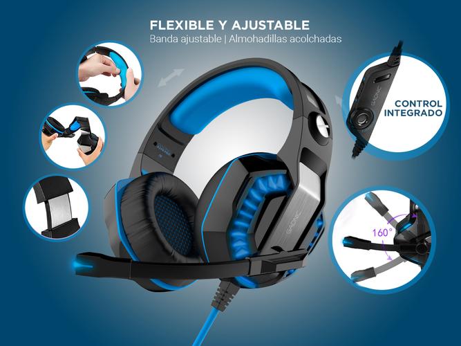 Kit Gamer Teclado y Mouse Gamer RGB Auricular Gamer - 3