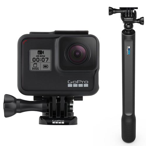 Kit Cámara Deportiva GoPro Hero 7 Black + Palo Extensor Go Pro - 0