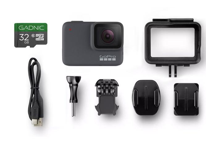 Cámara Gopro Hero 7 Silver 4k + MicroSD Gadnic 32GB - 6