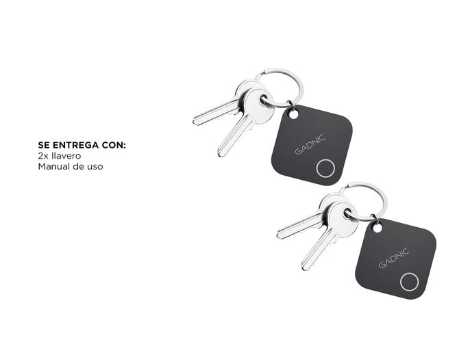Kit x 2 Localizadores de Llave Gadnic con GPS Airtag Con Sonido - 5