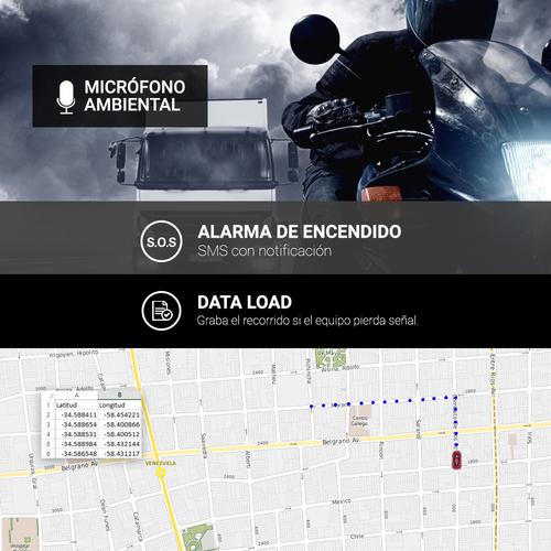 Localizador Moto Gadnic | Tracker GSM GPS GPRS + Licencia Anual - 5