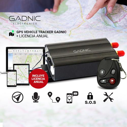 GPS Gadnic Vehicle Tracker GPS SMS GPRS + Licencia Anual - 1