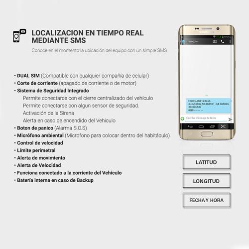 GPS Gadnic Vehicle | Tracker GPRS SMS DUAL SIM + Licencia Anual - 2