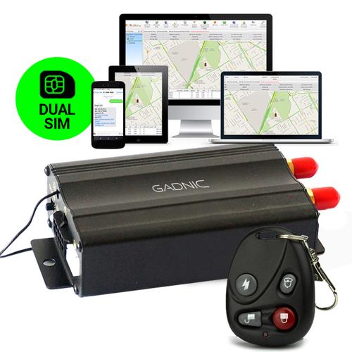 GPS Gadnic Vehicle | Tracker GPRS SMS DUAL SIM + Licencia Anual - 0