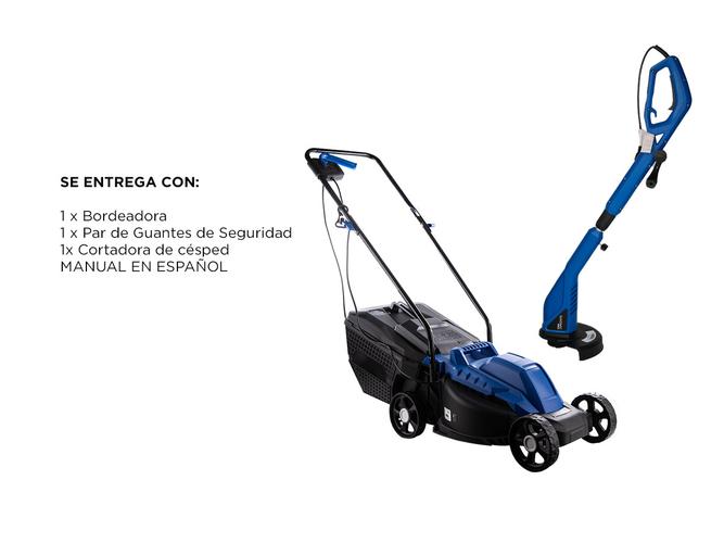 Kit de jardineria gadnic Bordeadora + Cortadora de Pasto electrica - 6