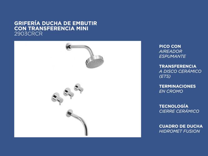 Grifería Hidromet Mini Kit Baño Completo Cierre Cerámico Lavatorio Bidet y Ducha - 4