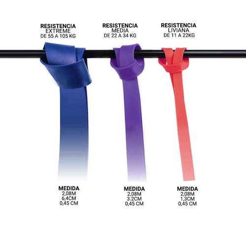 Kit Bandas de Resistencia GADNIC Light + Medium + Extreme - 2