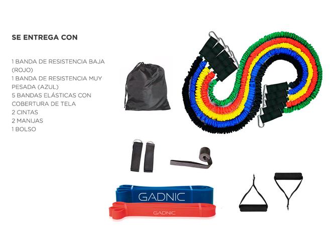 Kit Bandas de Resistencia GADNIC - 5