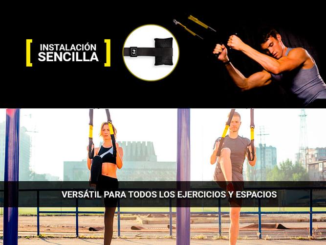 Kit Banda de Suspension Gadnic + Bandas de Resistencia Gadnic + Auriculares Bluetooth Gadnic BT6 + Brazalete Deportivo - 4