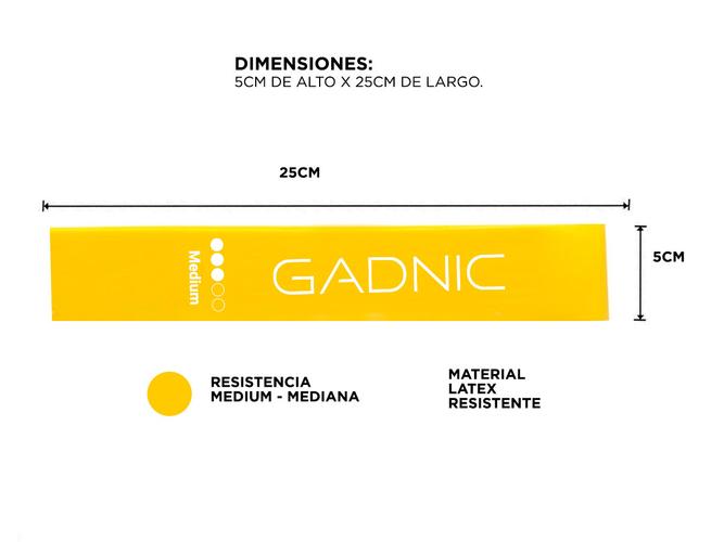 Kit Bandas De Resistencia Gadnic x 3 - 4