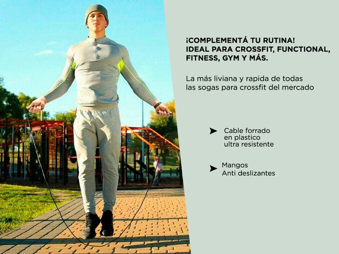 Kit x15 Sogas Plásticas De Salto Gym Entrenamiento Funcional Crossfit  - 3