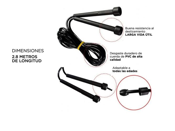 Kit x15 Sogas Plásticas De Salto Gym Entrenamiento Funcional Crossfit  - 4
